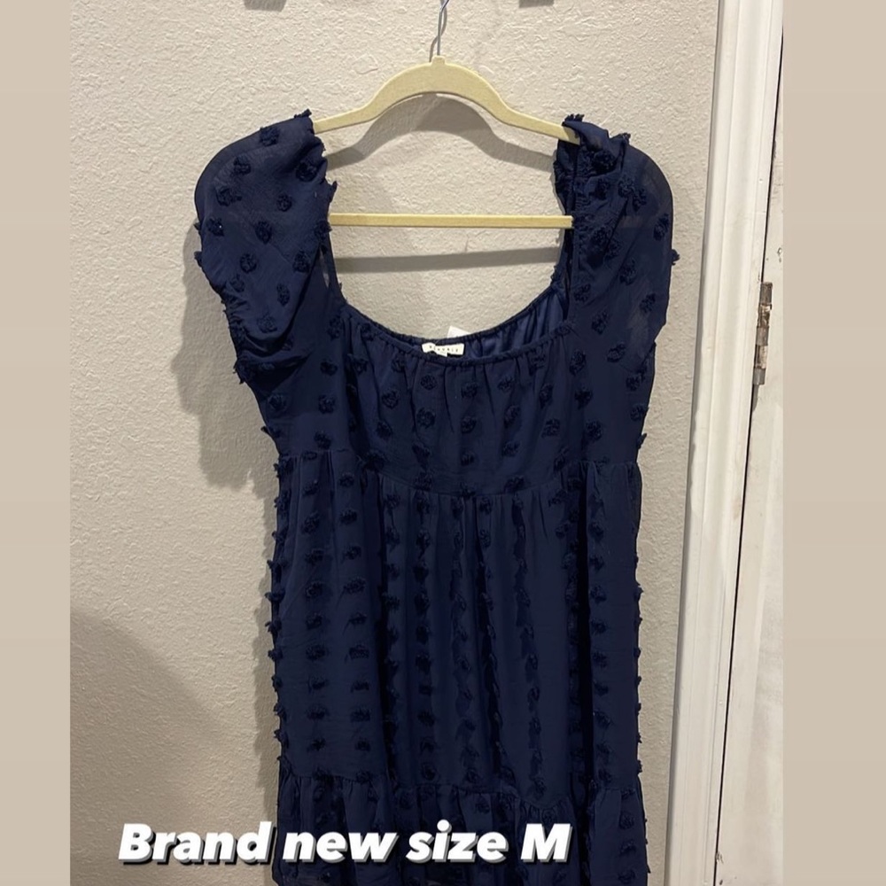 Navy blue dress